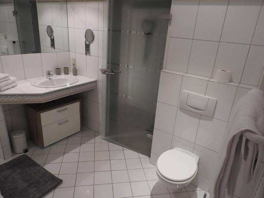 Schoene Gemuetliche Ferienwohnung Mit Fernblick. Nalbach Kültér fotó